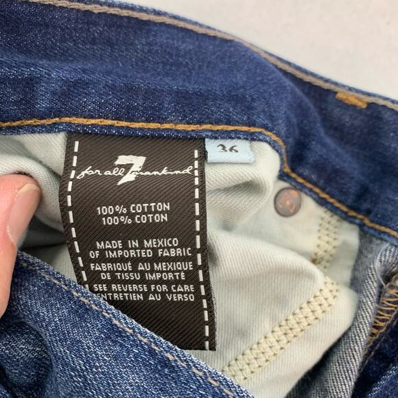 7 For All Mankind Boot Cut Jeans Size 36 - Picture 9 of 10